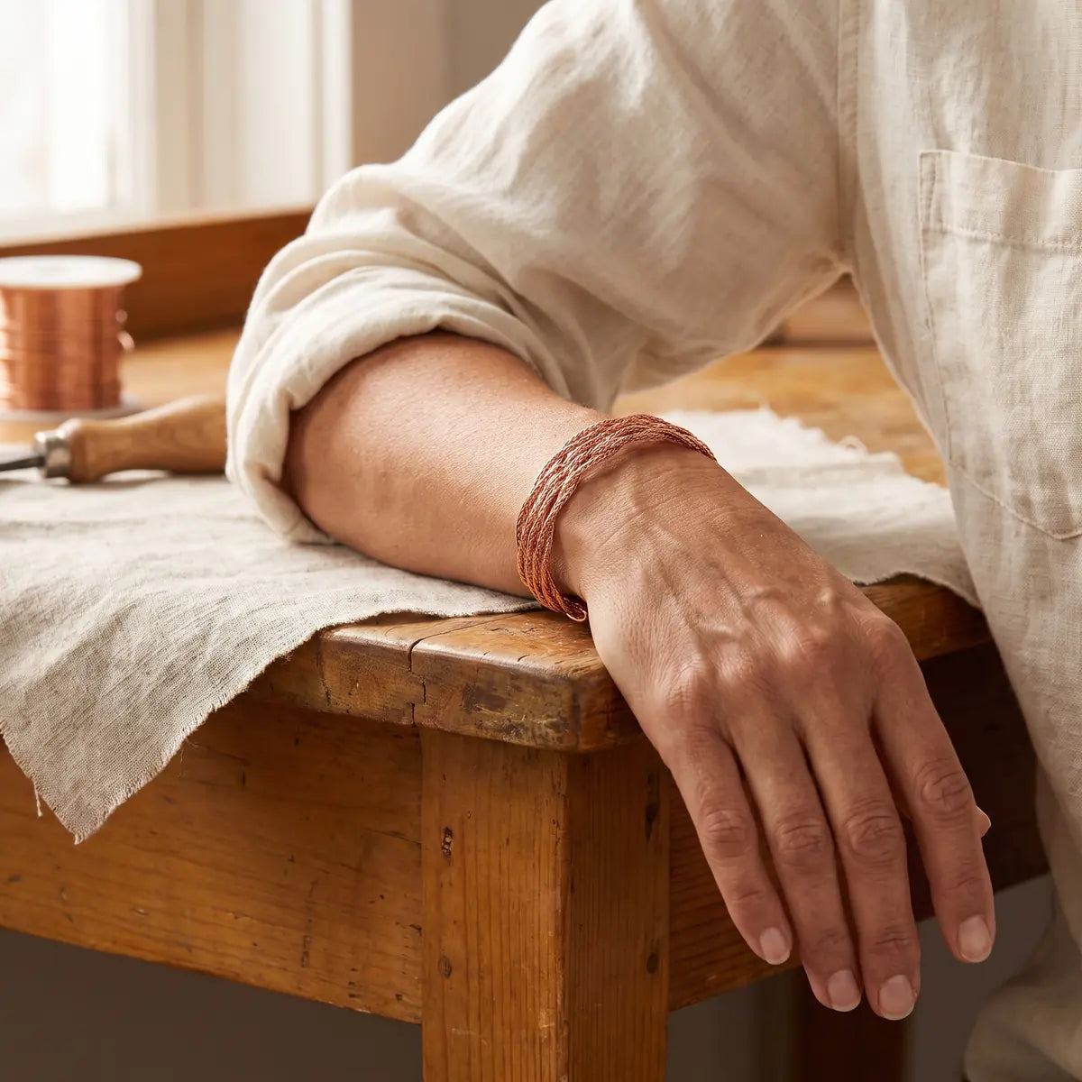 Pulsera de cobre Alce