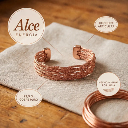 Pulsera de cobre Alce