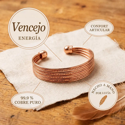 Pulsera de cobre Vencejo