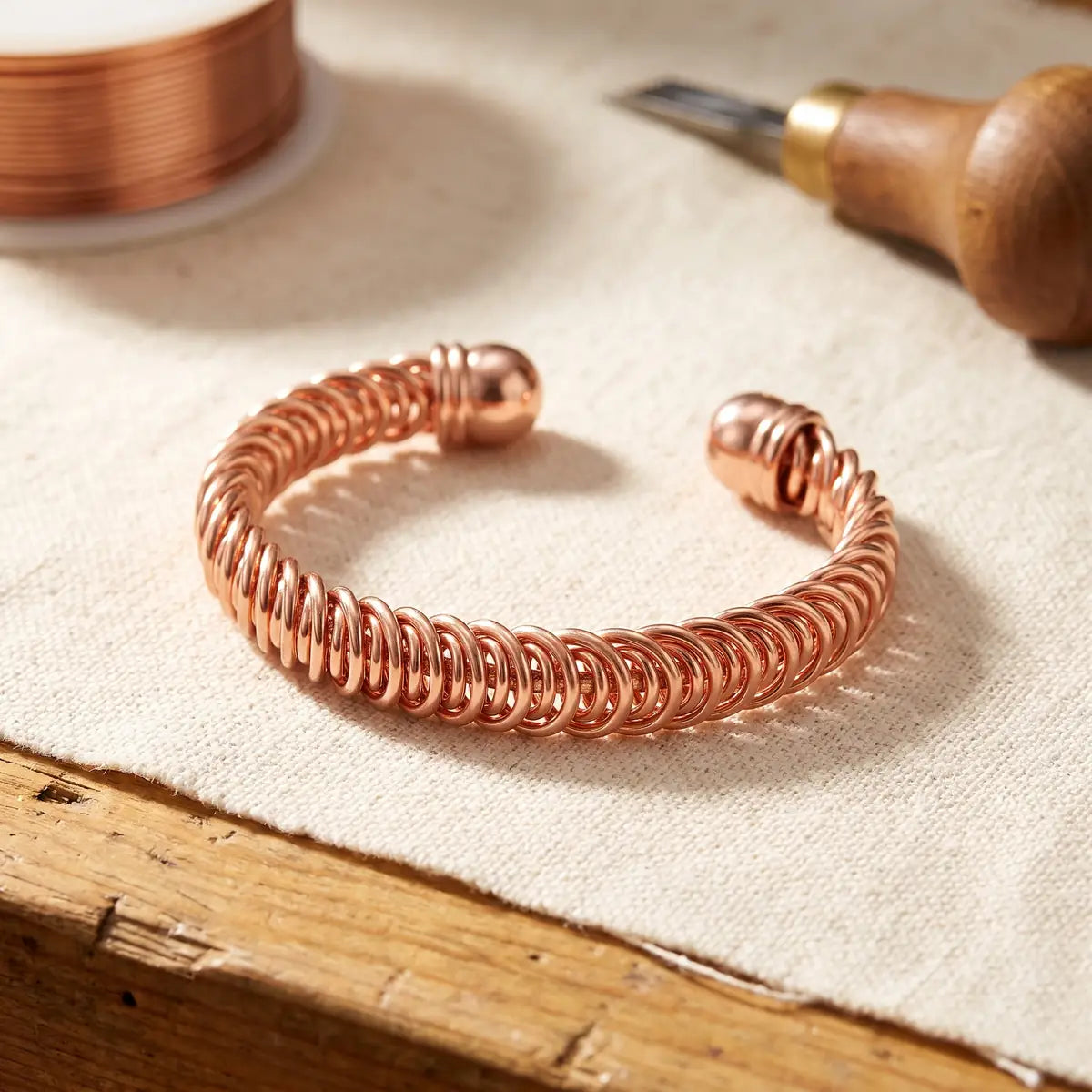 Pulsera de cobre Ráfaga