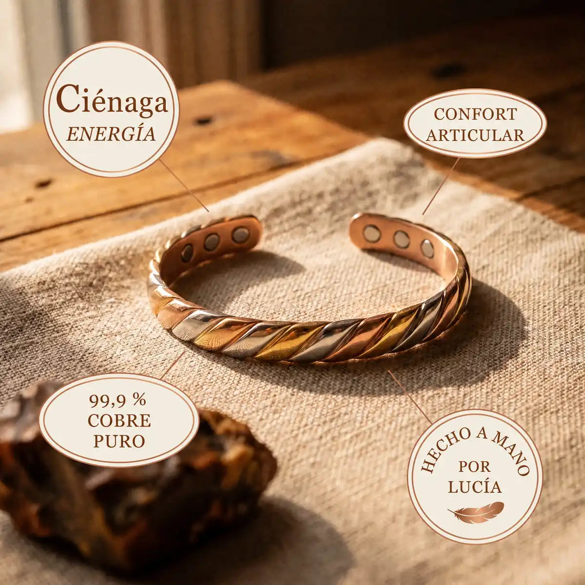 Pulsera de cobre Ciénaga