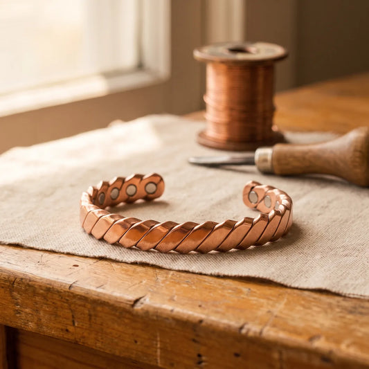 Pulsera de cobre Musgo