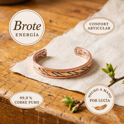 Pulsera de cobre Brote