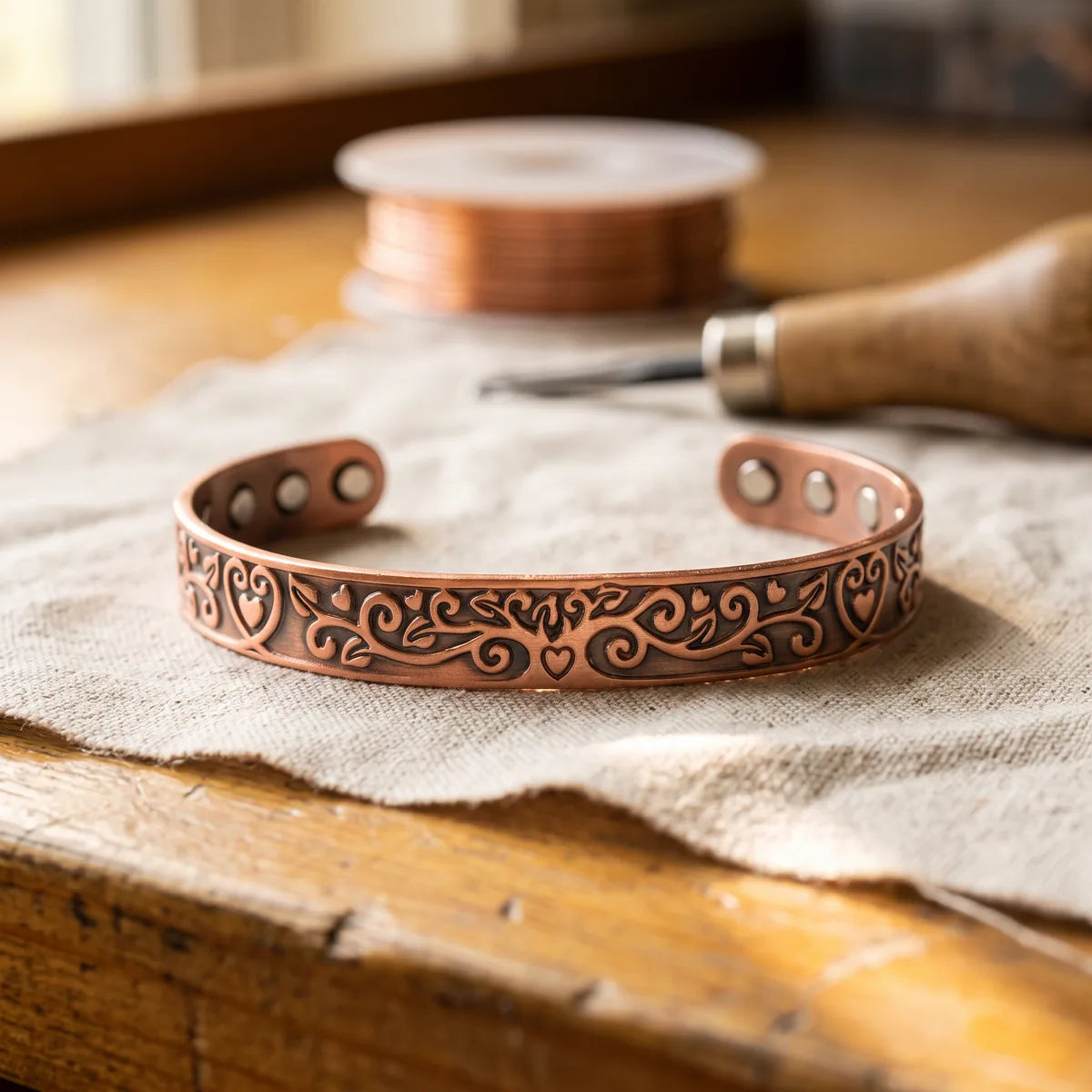 Pulsera de cobre Marea