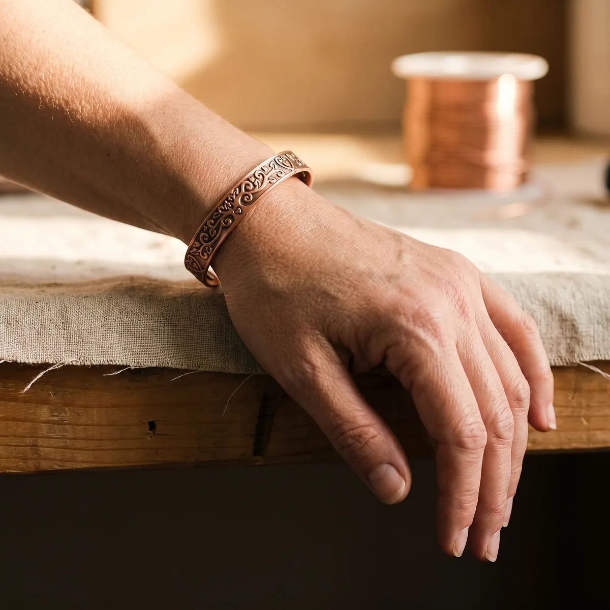 Pulsera de cobre Marea