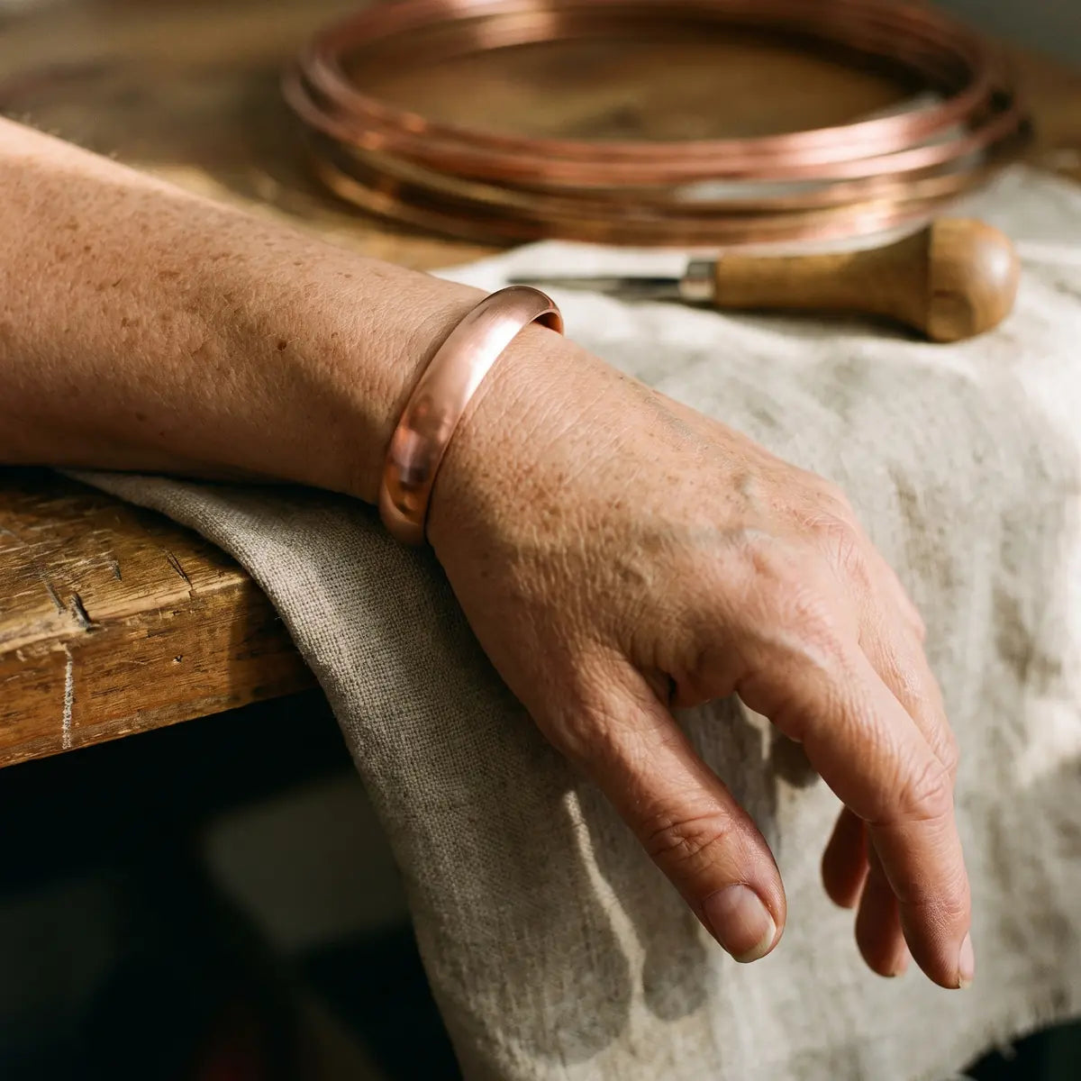 Pulsera de cobre Marea