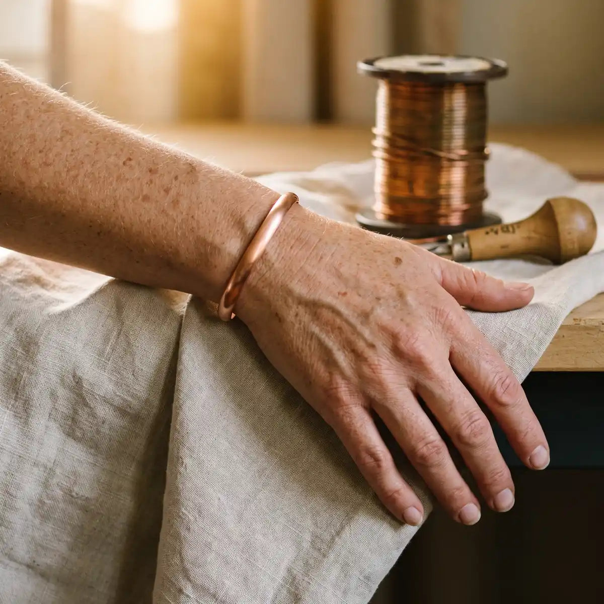Pulsera de cobre Flujo