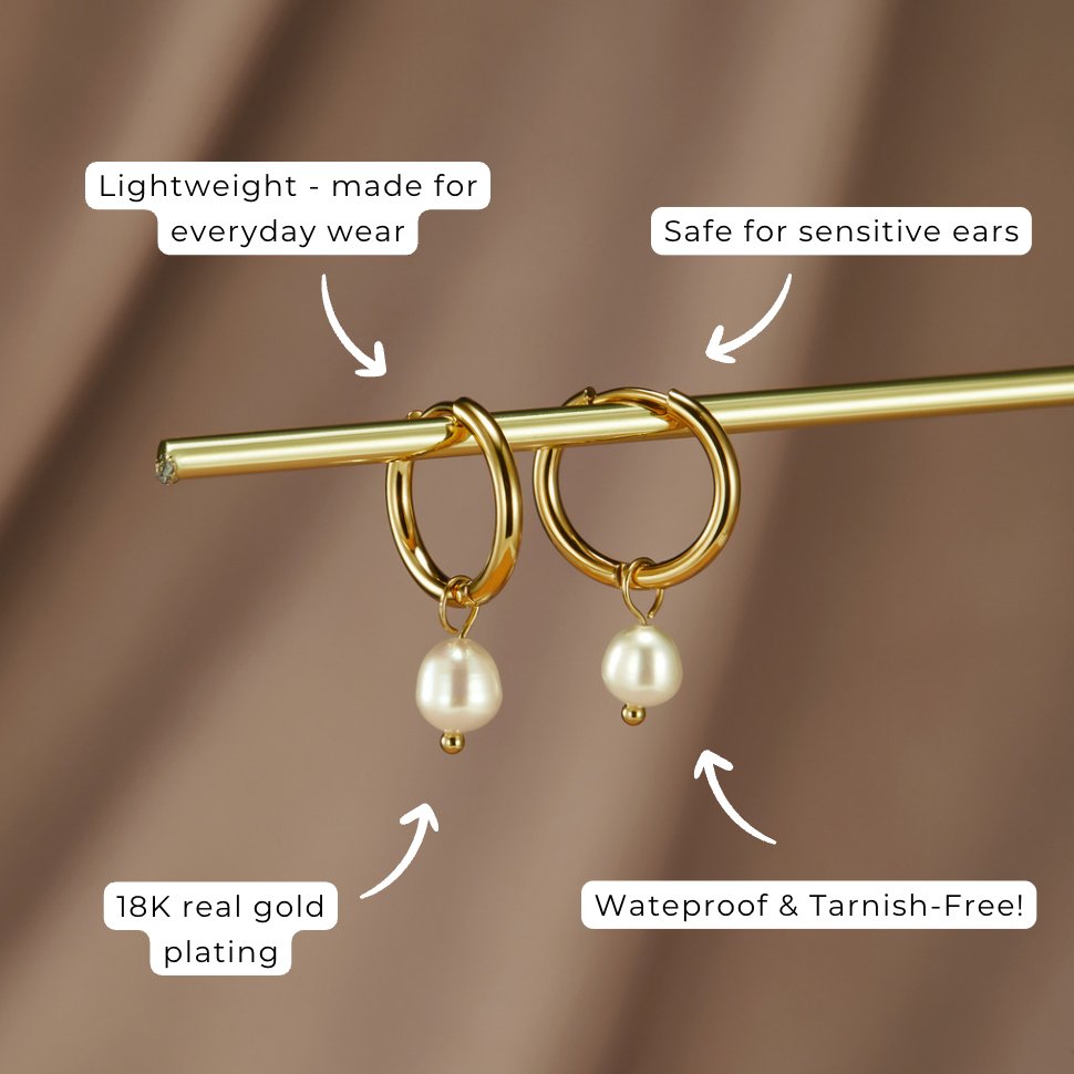 Créoles en perles classiques