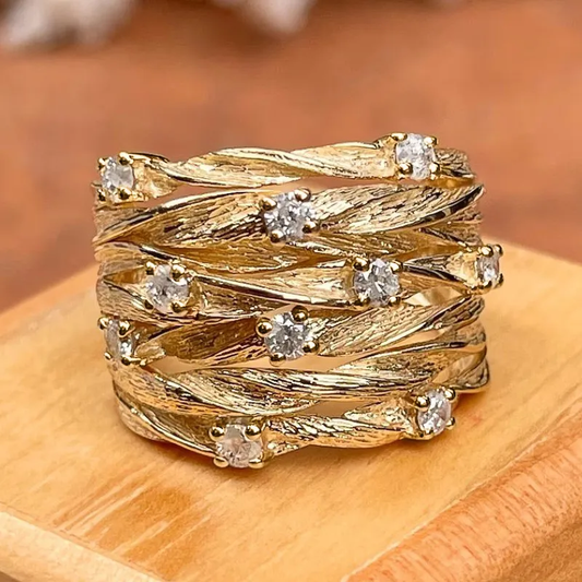 Bague en or vintage