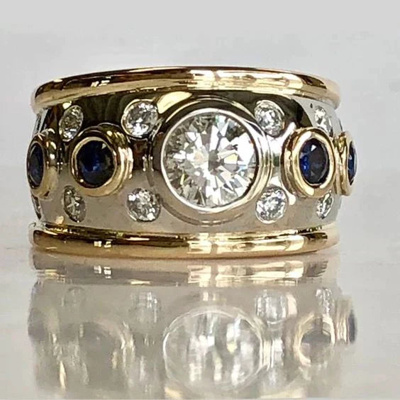 Bague Vintage en Or avec Zirconia