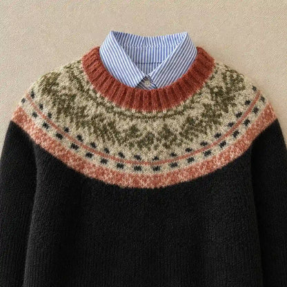 Samantha™ | Chic Vintage Knit Sweater