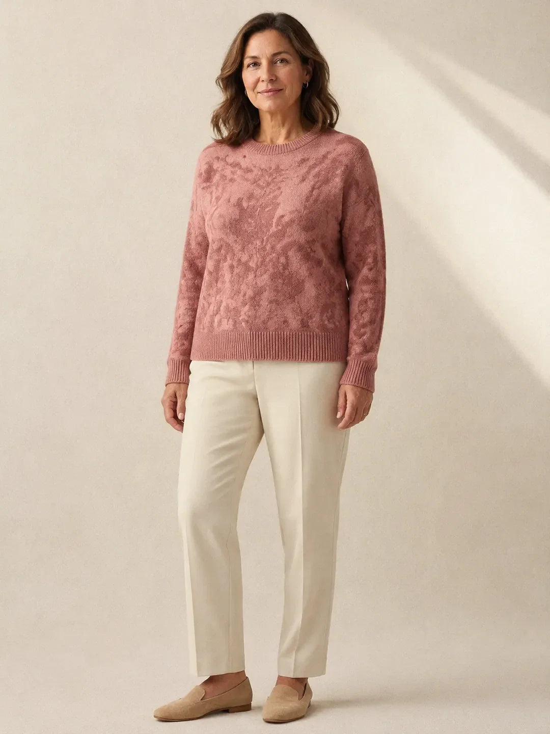 Josephine Floral Jacquard Knit Sweater - Hazel & June