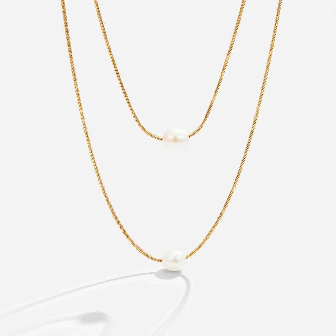 Collier en perles superposées raffiné