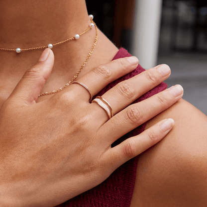 Espoir - Bague superposée
