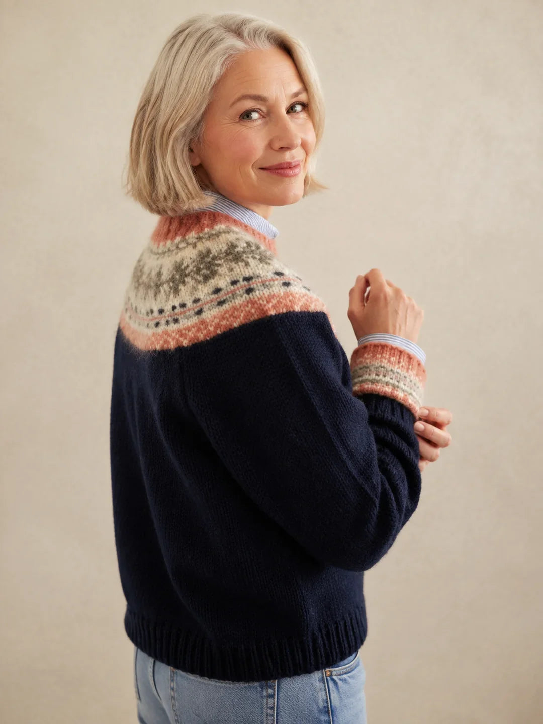 Marlowe Nordic Fair Isle Knit Sweater - Hazel & June