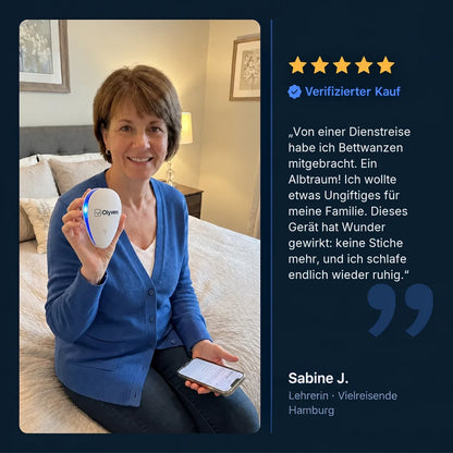 Olyven™ Ultraschall-Schädlingsvertreiber – Vertreibt Bettwanzen & 14 weitere Schädlinge für immer