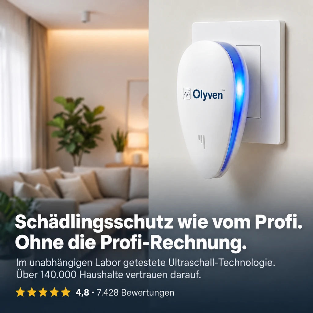 Olyven™ Ultraschall-Schädlingsabwehr