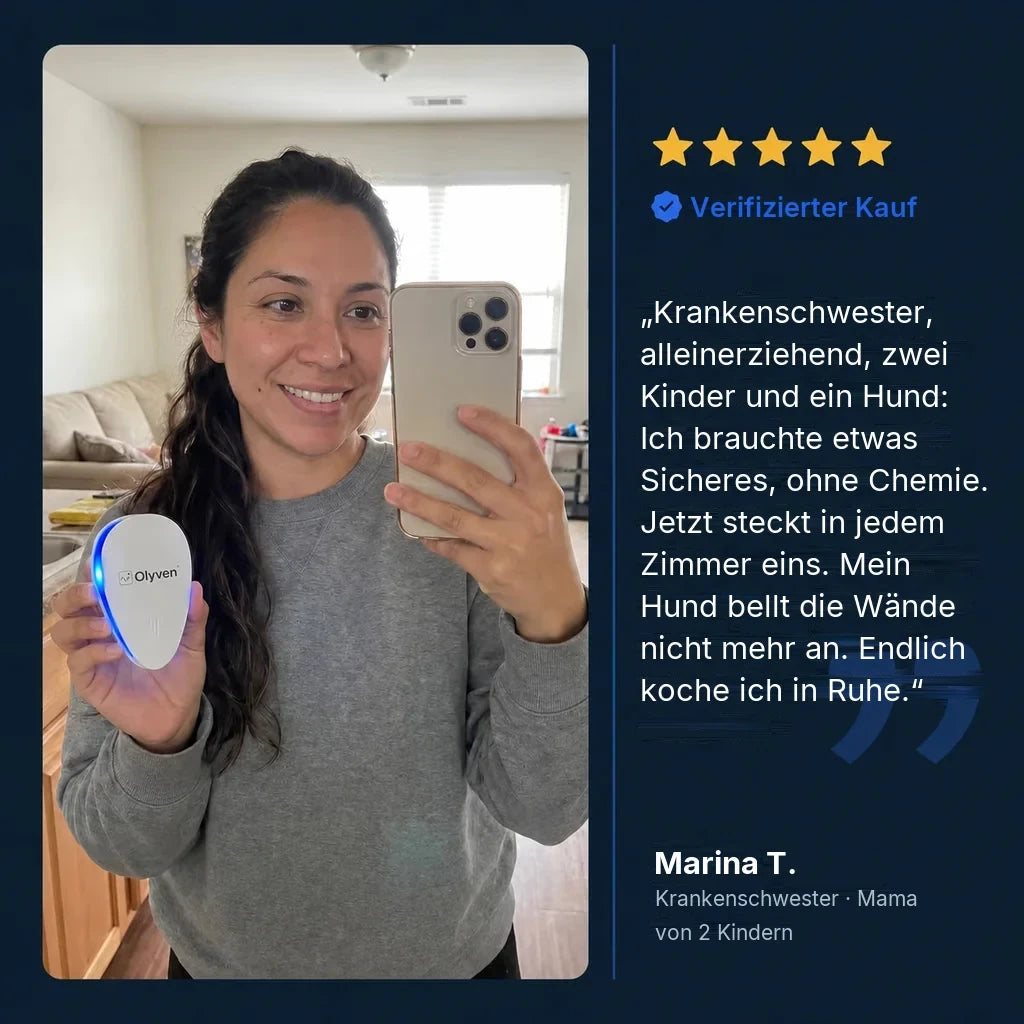 Olyven™ Ultraschall-Schädlingsabwehr