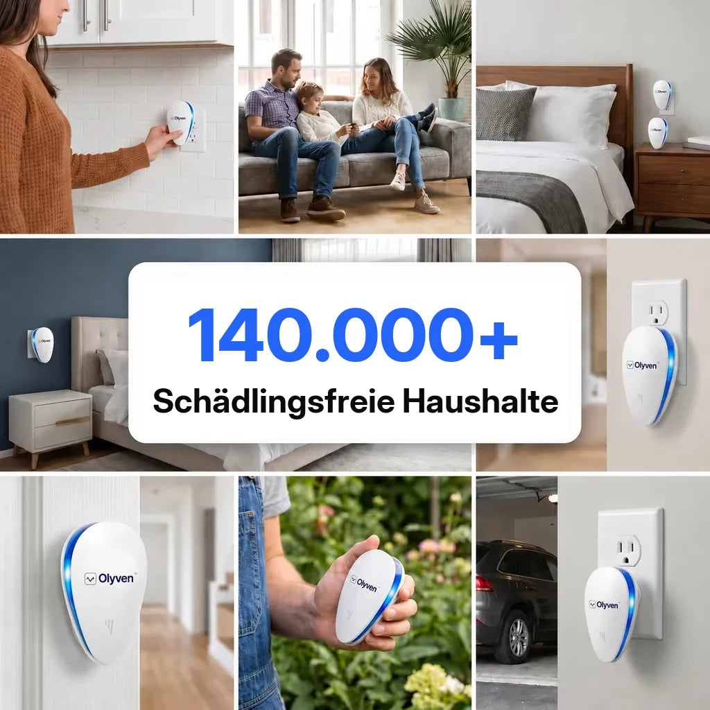 Olyven™ Ultraschall-Schädlingsabwehr