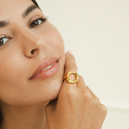 Bague en or fondu Vina