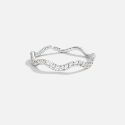 Bague Zenya en cristal et en argent