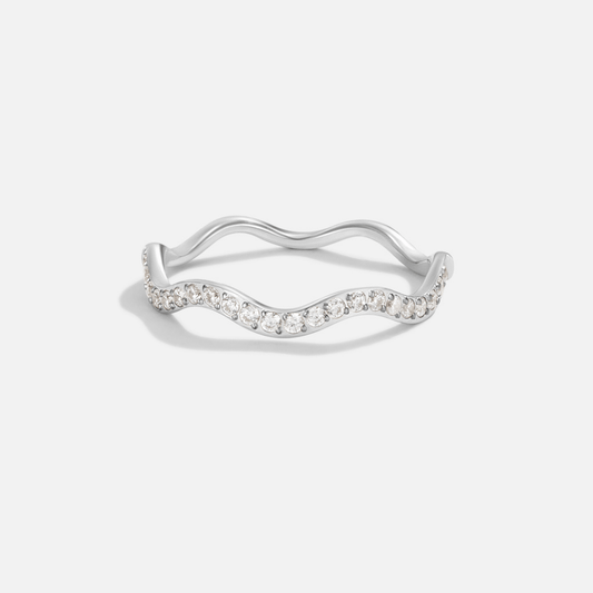 Bague Zenya en cristal et en argent